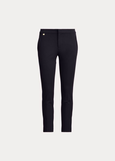 Women's Ralph Lauren Stretch Cotton Skinny Pants | 927541BGP